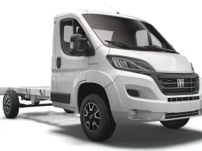 Fiat Ducato Chassis Truck Single Cab 3800WB 2022 3D model