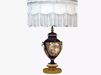 Classic Antique Baroque Lamp 3D model