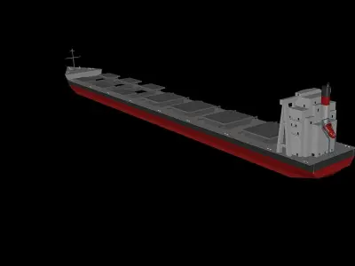 Cargo Ship  Low-poly 3D model buy