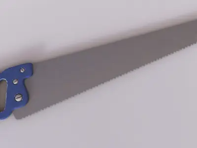Handsaw tool Low-poly 3D model