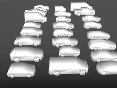 Car Concept Model 1 - Library Car  3D print model