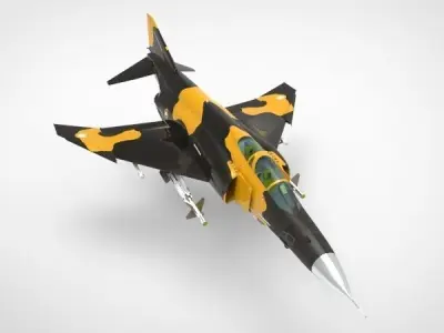 F-4E Phantom II  3D model