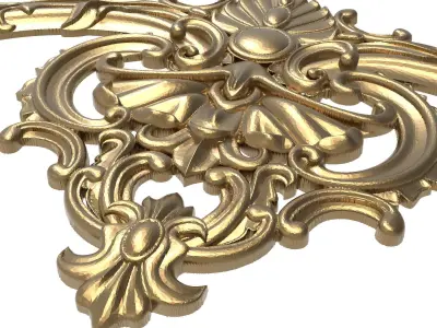 decorative pattern ready for 3D printing 3D model 63