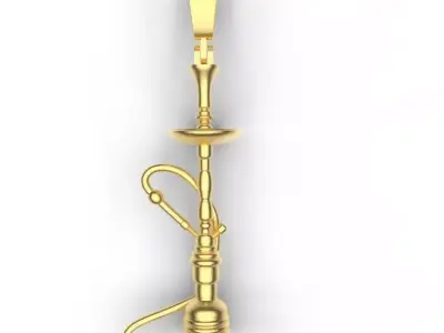 hookah pendant 3D print model