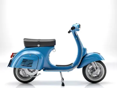 Vespa Piaggio Primavera 125 1967 3D model