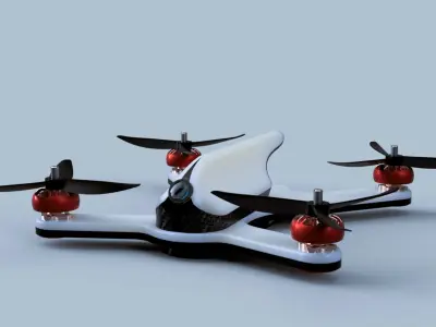 Quad-X UAV drone 3D print model
