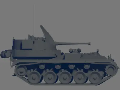 M19A1 3D model