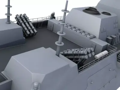 Type 26 Frigate 3D model