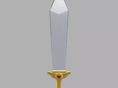 Master Sword 3D model buy