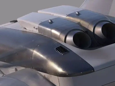 Realistic Heavy Cargo Drone Low-poly 3D model