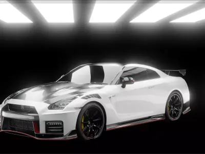 Nissan GTR Model Free 3D model