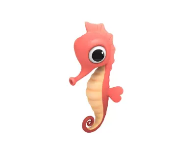 Seahorse 3D model shop