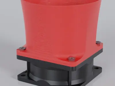 Fan Duct 60mm 3D print model
