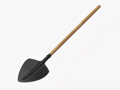 Shovel gardening 06 3D model