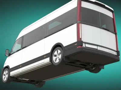 Generic Commercial MINIBUS Prototype 2 3D model