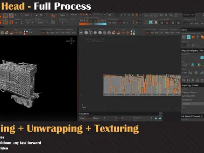 Train Head - Full Tutorial   3D model