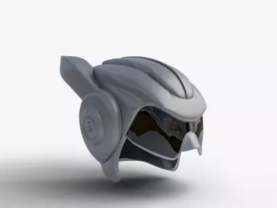 Wearable Sci-fi Helmet 3D print model