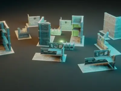 Wargame terrain WTC2023 1 3D print model