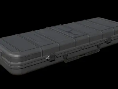 Large weapon case Low-poly 3D model