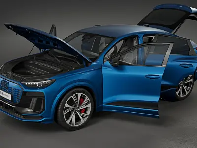 2025 Audi SQ6 Sportback e-tron 3D model purchase