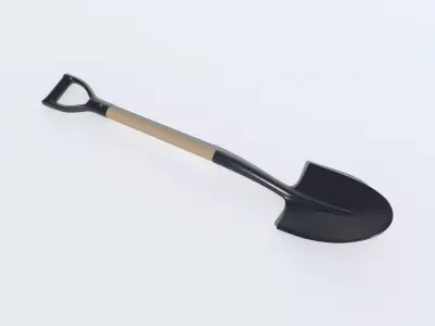 Realistic Shovel Free 3D model