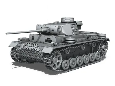 PzKpfw III - Panzerkampfwagen III - Ausf L  3D model