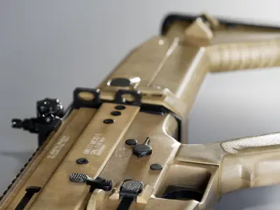 SCAR H and Green Beret Collection Low-poly 3D model