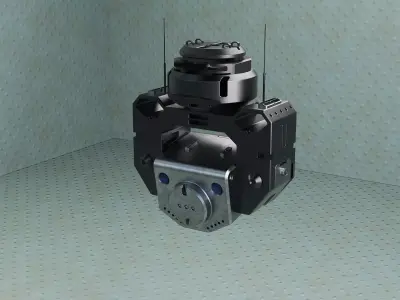 camera dron vol2 scifi planet astro 3D model