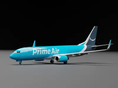 Boeing 737-800  Prime Air Livery 3D model
