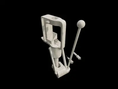 Ammo Reloading Workbench Free low-poly 3D model