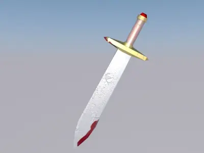 Sword Low Poly Free low-poly 3D model