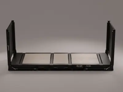 Container - 20 FlatRack  3D model