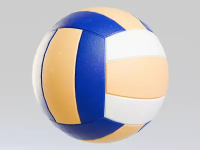 Balls Pack - Volleyball Ball Low-poly 3D model