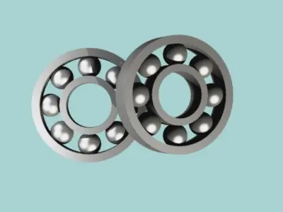 Bearing ball with balls in it Free 3D model