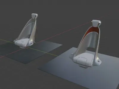 Car seat concept model - The CUDDLE concept 3D model
