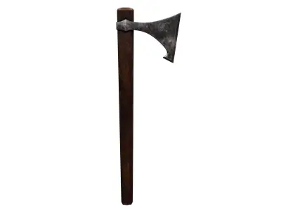 Ax Medieval  Low-poly 3D model purchase