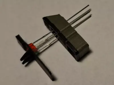 Deutsche Bahn Single Signal Bridge Mod1 1-87 FDM color 3D print model