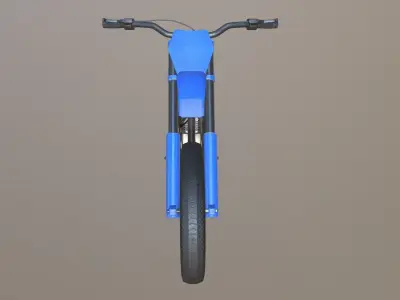 Dirt Bike Low-poly 3D model purchase