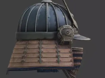 Elite Shogun Commander Kabuto 3D Model Low-poly 3D model