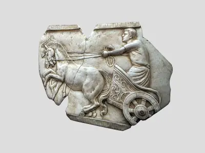 Roman Empire-relief Low-poly 3D model