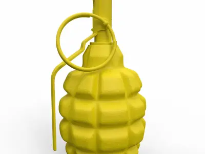 F1 Hand Grenade 3D print model