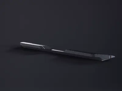 Spoiler combo rear sedan 3D model purchase