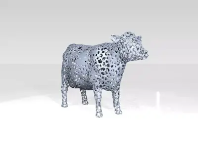 Cow Voronoi 3D model
