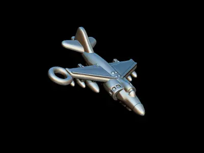 Sea harrier pendant 3D print model