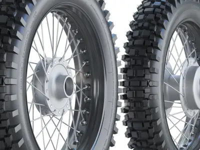 Maxxis Motorcycle Wheels 3D model