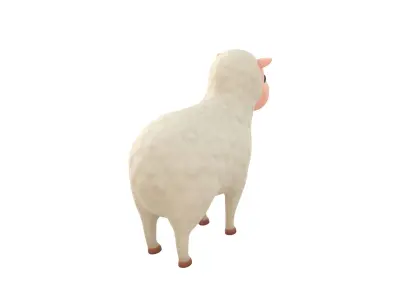 Cartoon Sheep 3D model purchase