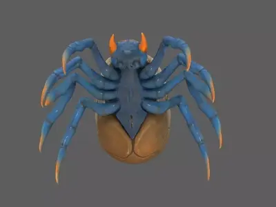 Spider 3D model get