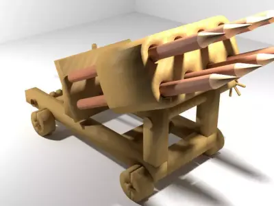 Medieval War Machine - Multi Arch 3D model