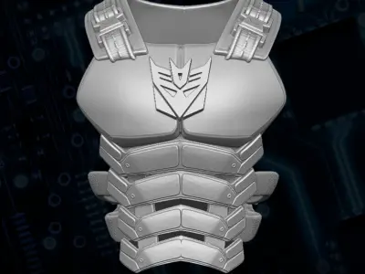 Decepticons Armor Fan Art 3D Printable Files for Action Figures 3D print model purchase