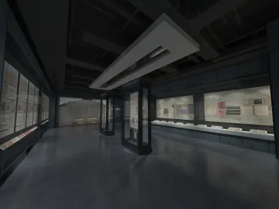 Museum 2 3D model buy